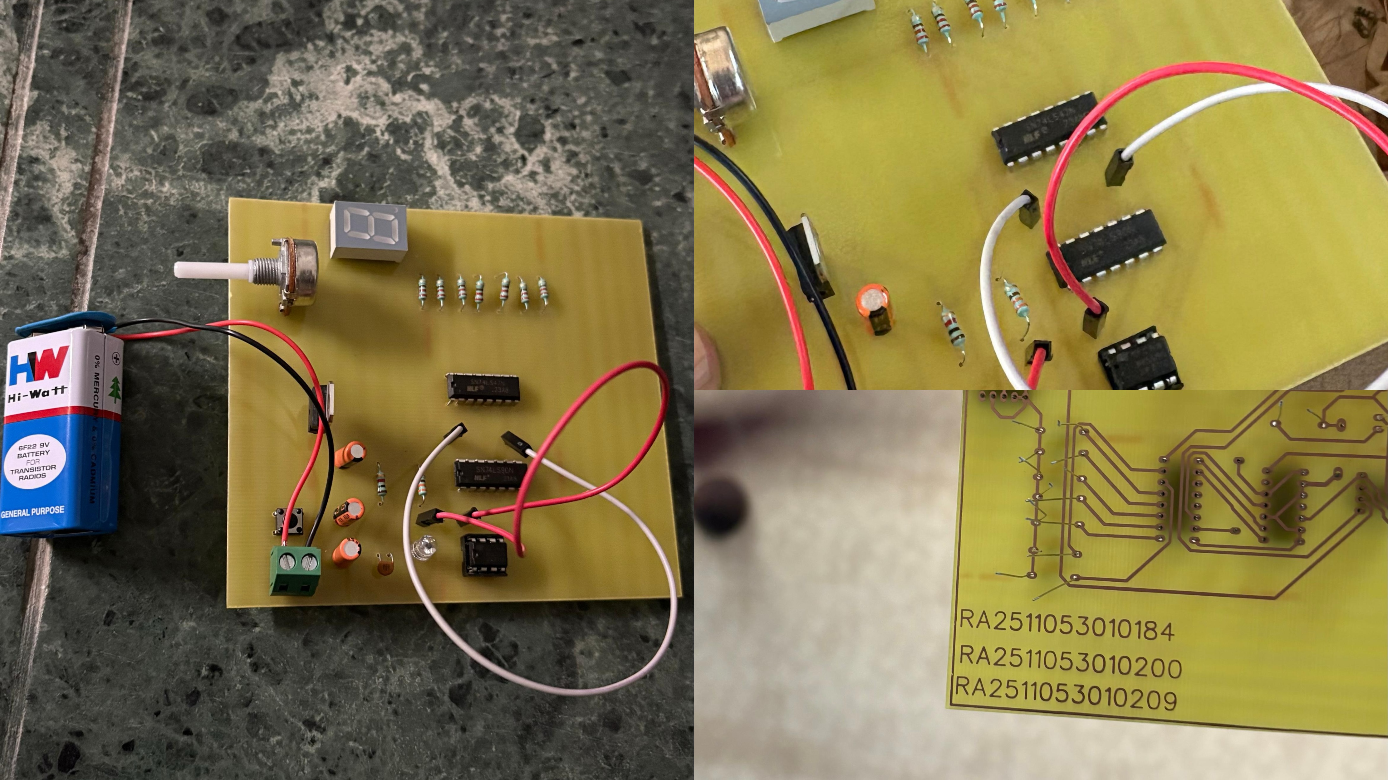 Reverse Time Counter PCB project