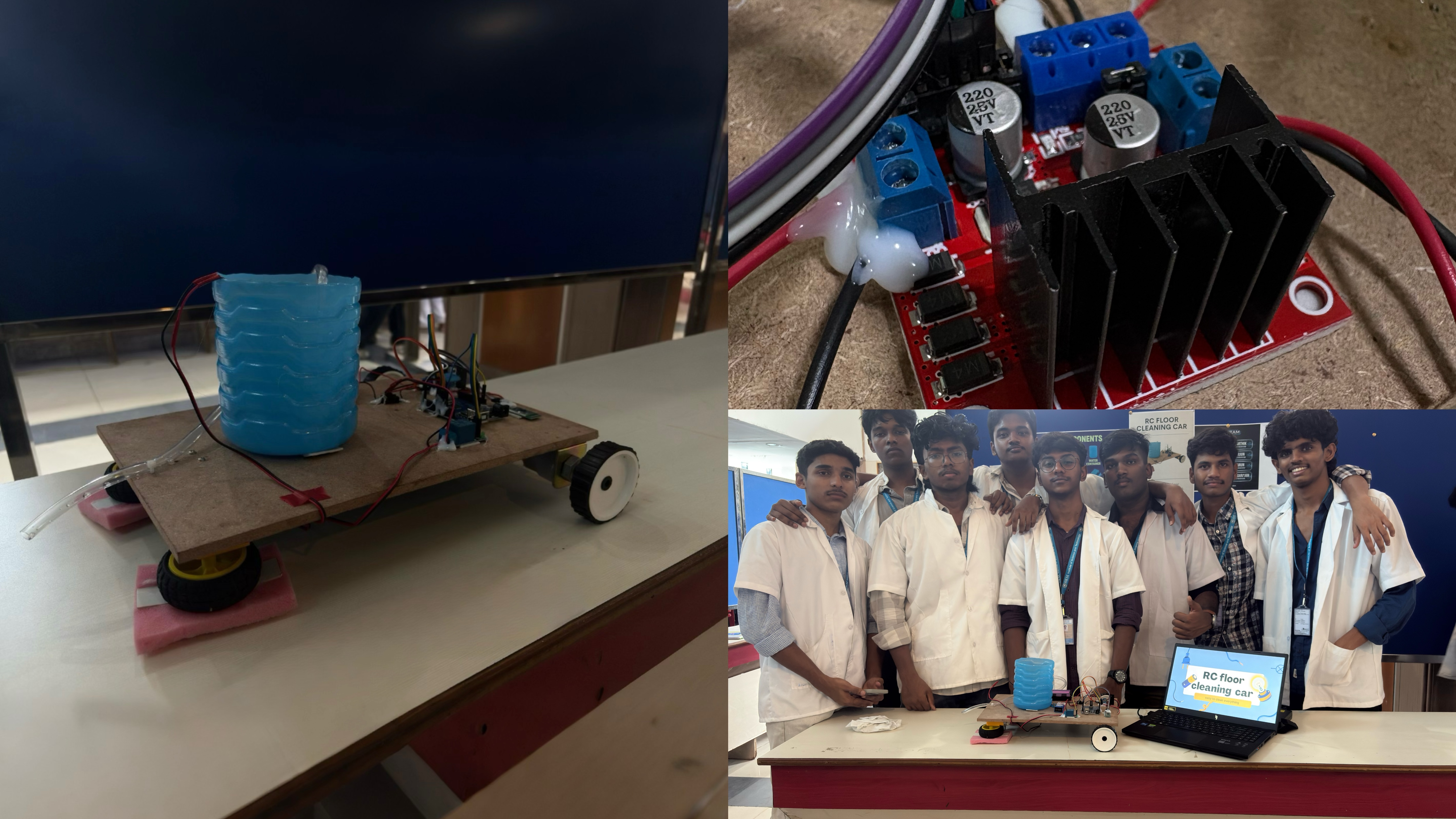 RC Floor Cleaner project